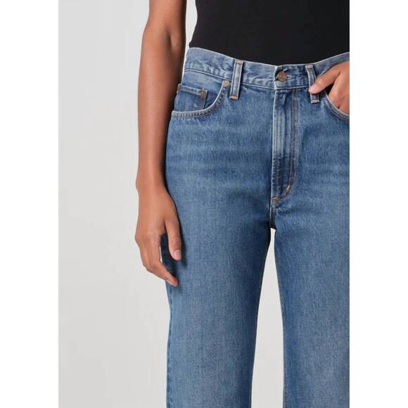 NEW AGOLDE leena jeans in placebo - Picture 6 of 7